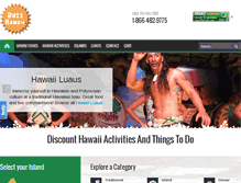 Tablet Screenshot of buzzhawaii.com